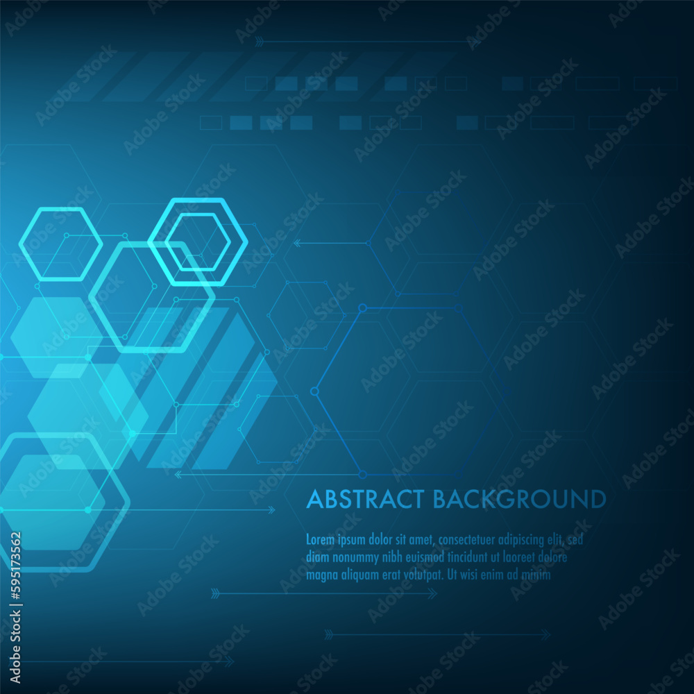 Abstract geometric background. Hexagons design. Illustration for Web Design, Poster, Brochure, Printing, Advertisement, etc. Abstract geometric background. Hexagons design. Illustration for Web Design, Poster, Brochure, Printing, Advertisement, etc.