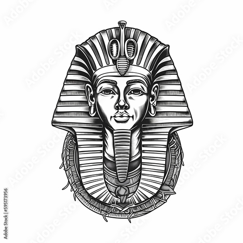 Pharaoh Head. Generative AI