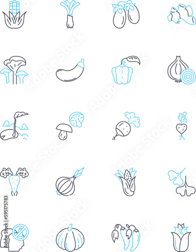 Edibles linear icons set. Cannabis, Brownies, Truffles, Gummies, Chocolates, Lollipops, Cookies line vector and concept signs. Tinctures,Hy,Tea outline illustrations