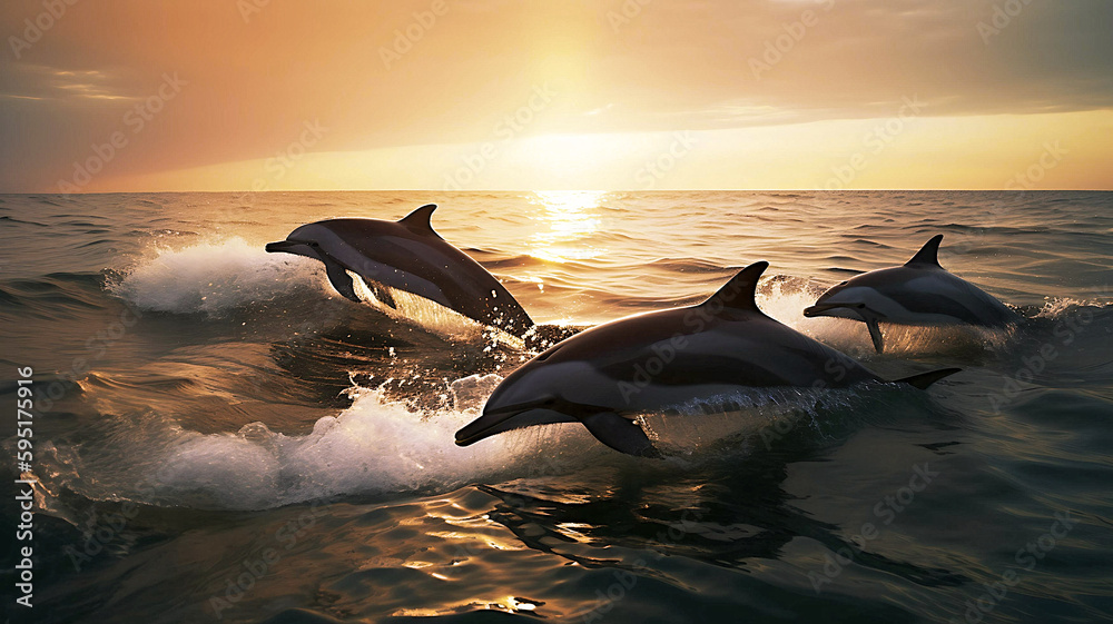 Fototapeta premium Dolphin Jumping