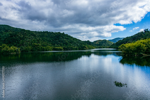 The lake of orocovis Puerto Rico. photo