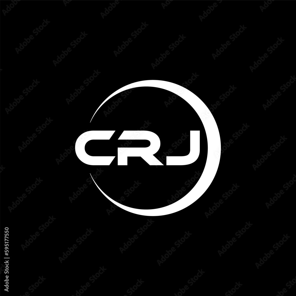 CRJ letter logo design with black background in illustrator, cube logo, vector logo, modern alphabet font overlap style. calligraphy designs for logo, Poster, Invitation, etc. CRJ letter logo design with black background in illustrator, cube logo, vector logo, modern alphabet font overlap style. calligraphy designs for logo, Poster, Invitation, etc.