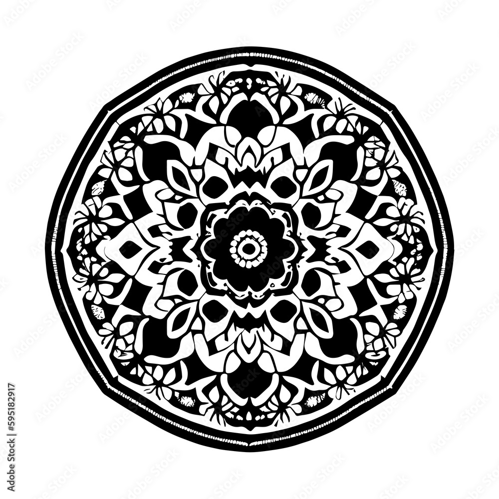 ornamental round lace ornament