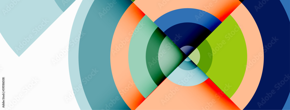 Circle trendy minimal geometric abstract background. Vector Illustration For Wallpaper, Banner, Background, Card, Book Illustration, landing page Circle trendy minimal geometric abstract background. Vector Illustration For Wallpaper, Banner, Background, Card, Book Illustration, landing page