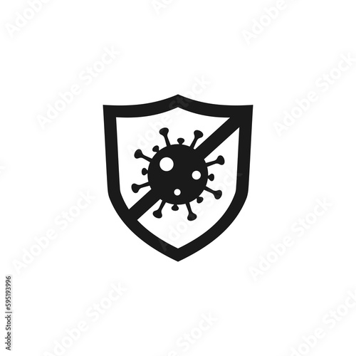 Antibacterial icon or best antibacterial icon vector isolated in flat style. Simple Antibacterial icon vector for product packaging design element. Antibacterial icon vector for design element.