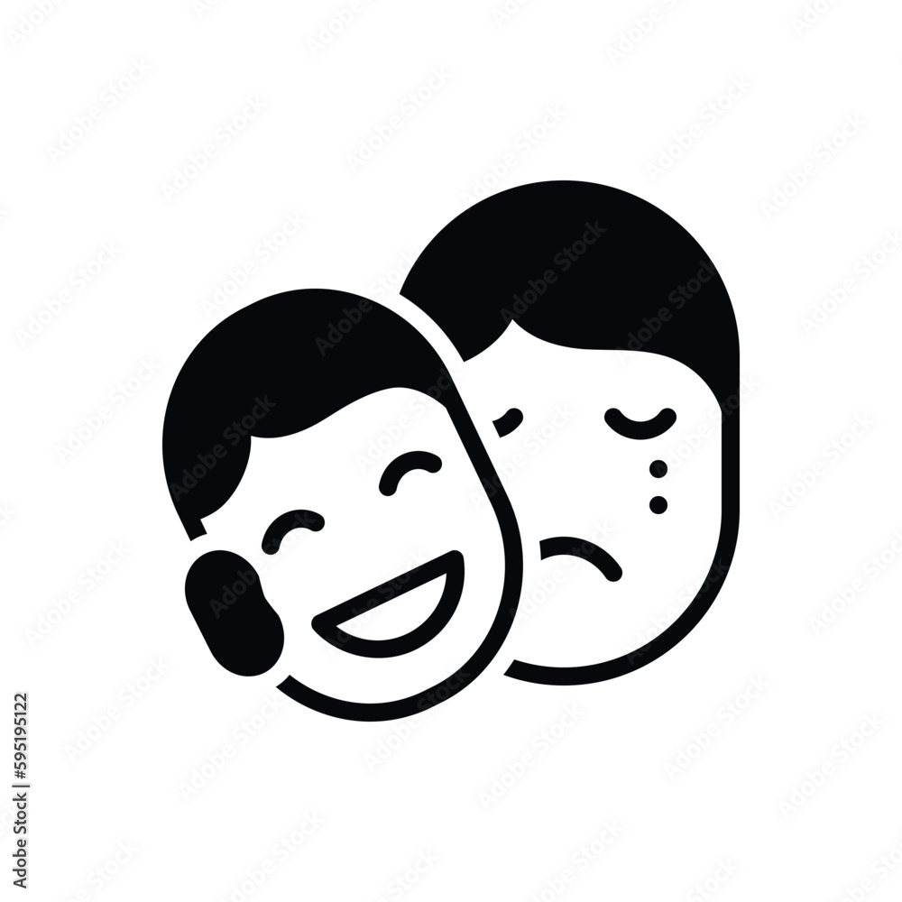 Black solid icon for false Black solid icon for false