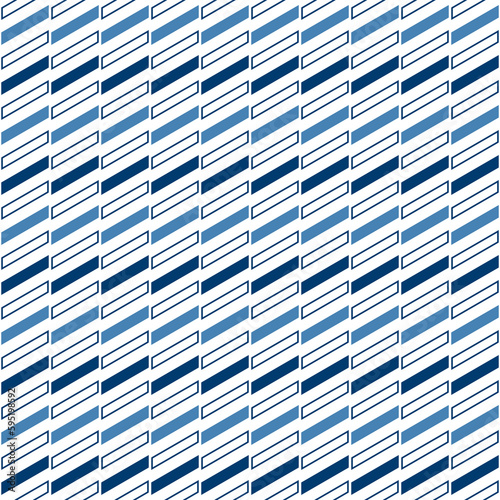Fototapeta Tardis blue & steel blue diagonal geometric shapes