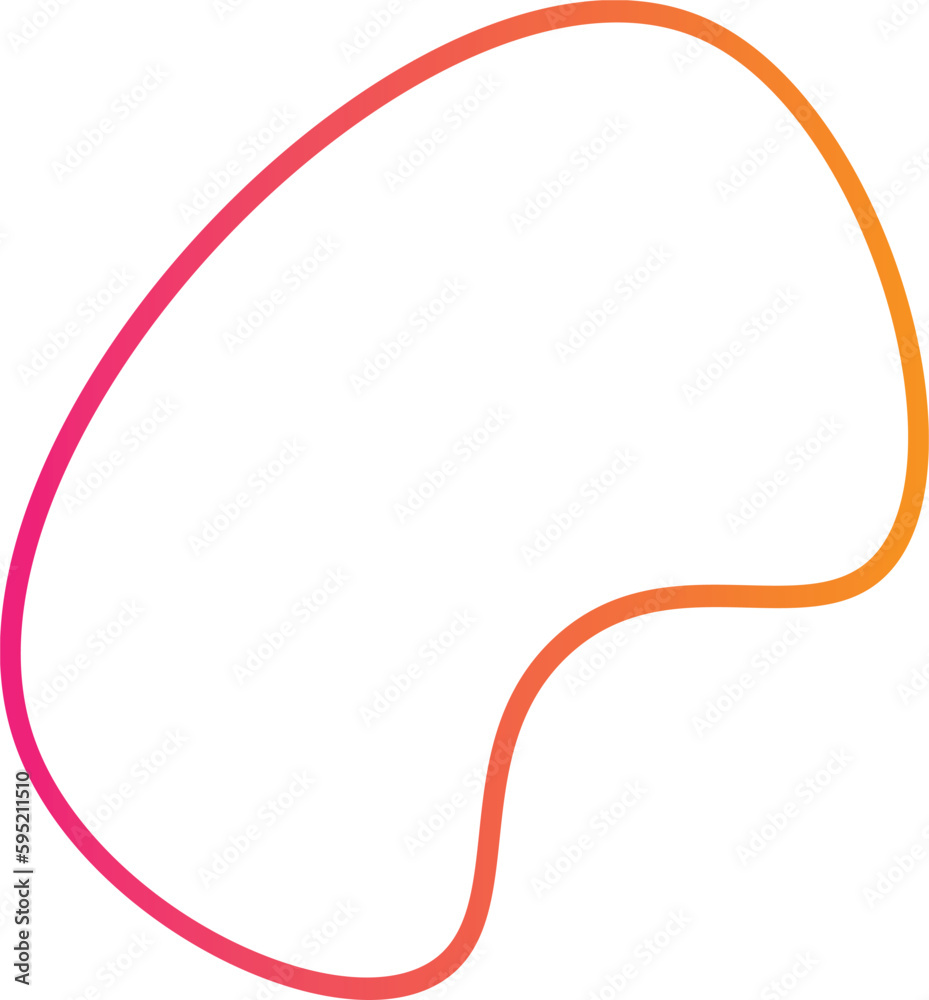 Gradient blob lines shape abstract color with line vector illustration isolated on transparent background. Gradient blob lines shape abstract color with line vector illustration isolated on transparent background.