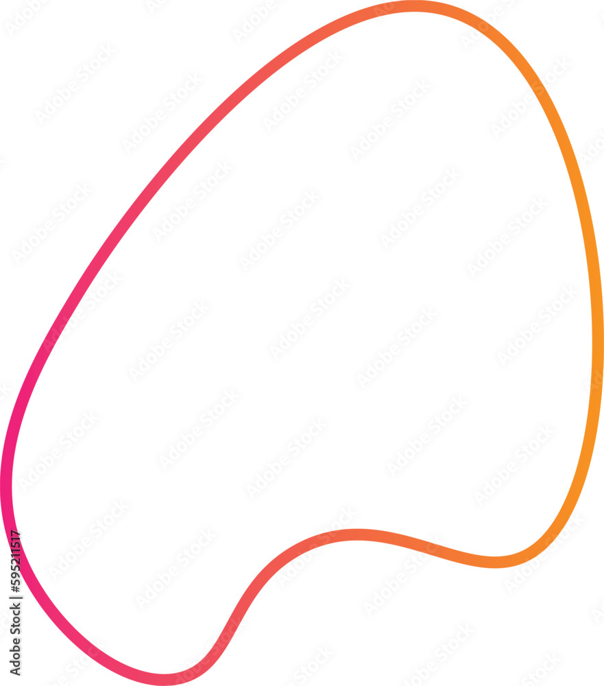 Gradient blob lines shape abstract color with line vector illustration isolated on transparent background. Gradient blob lines shape abstract color with line vector illustration isolated on transparent background.