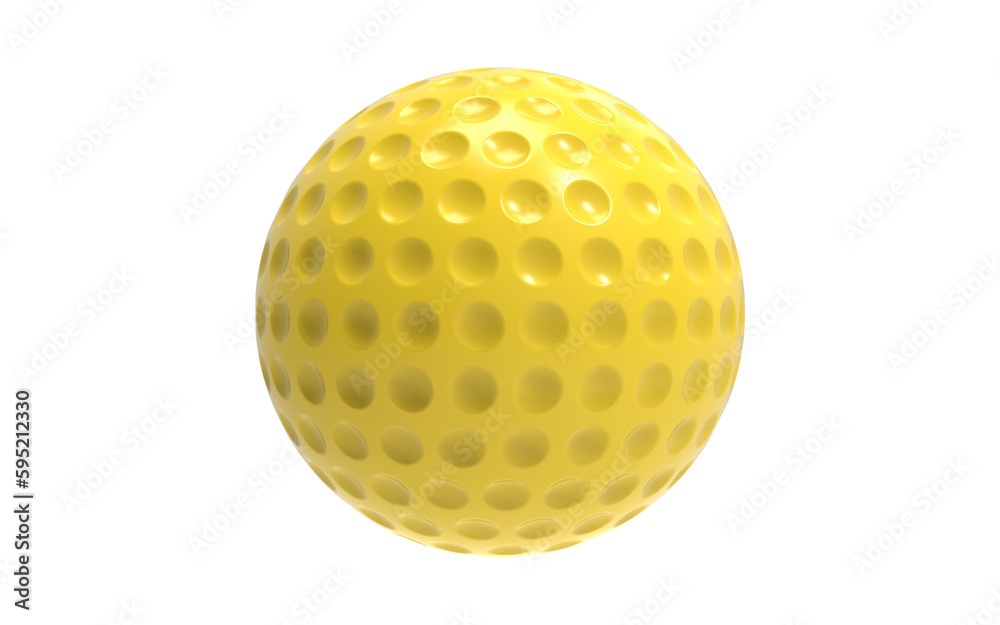yellow golf ball isolated on white yellow golf ball isolated on white