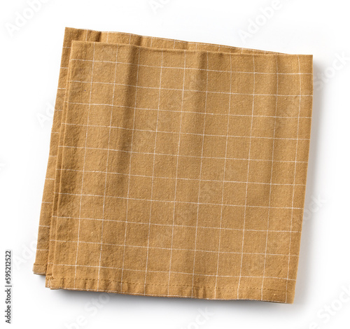 folded cotton napkin