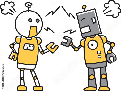 ロボット同士の口喧嘩
