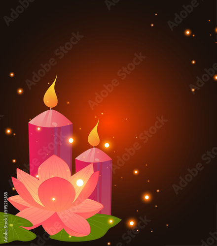 Happy Buddha Purnima Vesak Day Artworks