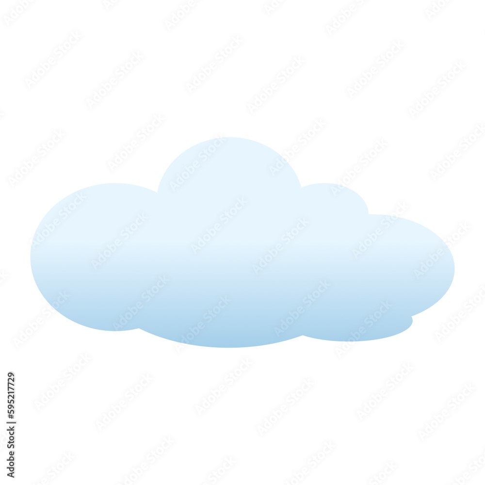 A cartoon cloud in a sky atmosphere theme, PNG transparent background, Sticker illustration A cartoon cloud in a sky atmosphere theme, PNG transparent background, Sticker illustration
