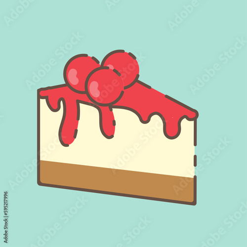 cake with cherry
