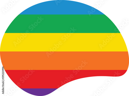 Free Download Colorful Rainbow blob abstract organic shape seamless pattern illustration. Trendy primary colored background with multiple colored Blobs. - GFXLoad