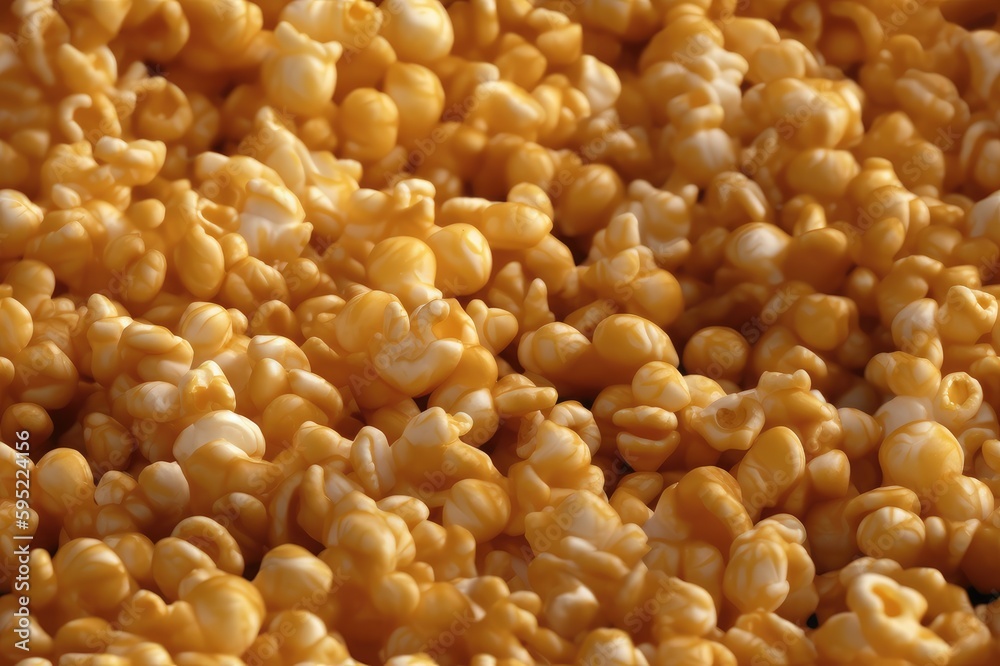 Caramel Popcorn Movie Theater Theatre Seamless Repeating Repeatable