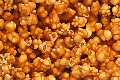 Caramel Popcorn Movie Theater Theatre Seamless Repeating Repeatable Texture Pattern Tiled Tessellation Background Image