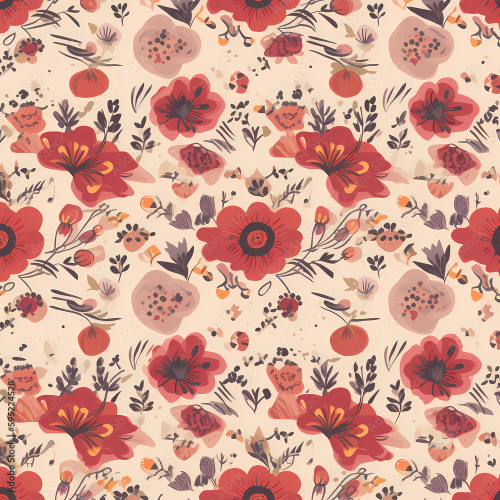 pattern with flowers