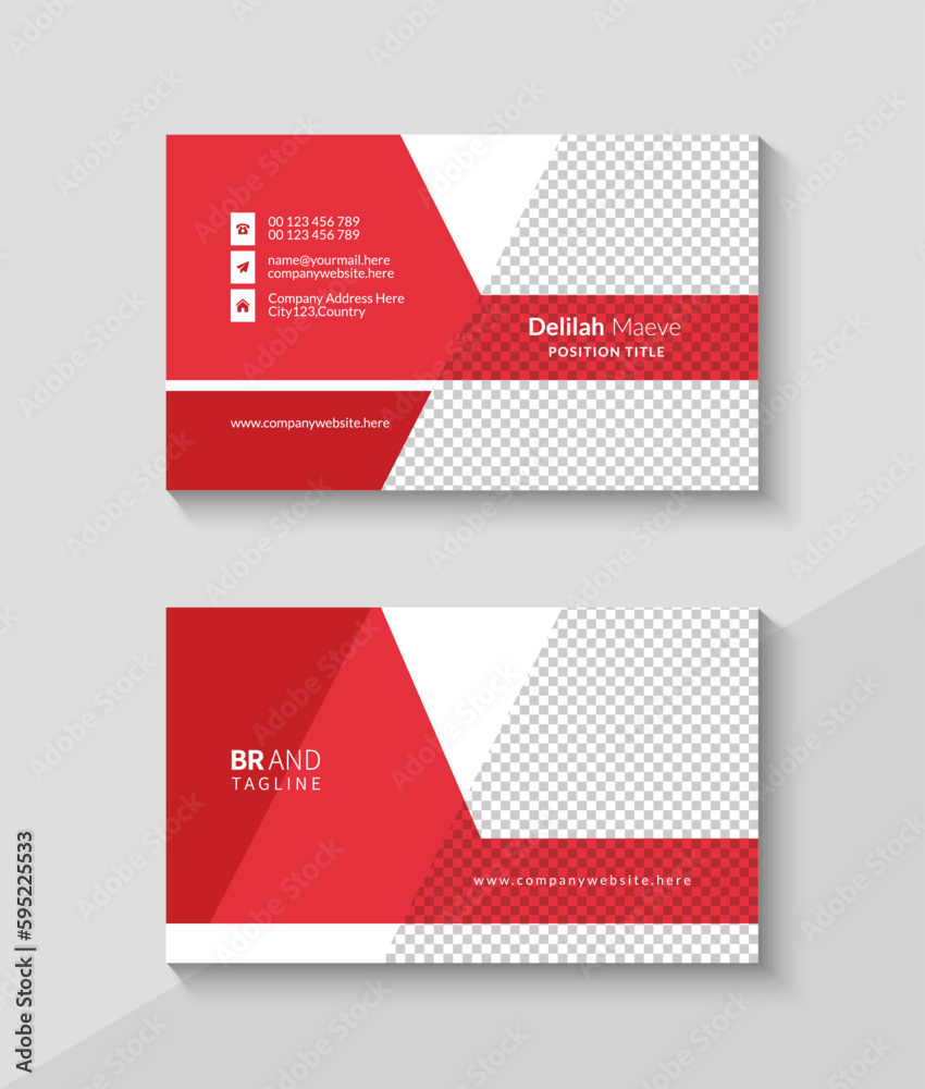 Creative and professional business card template Creative and professional business card template