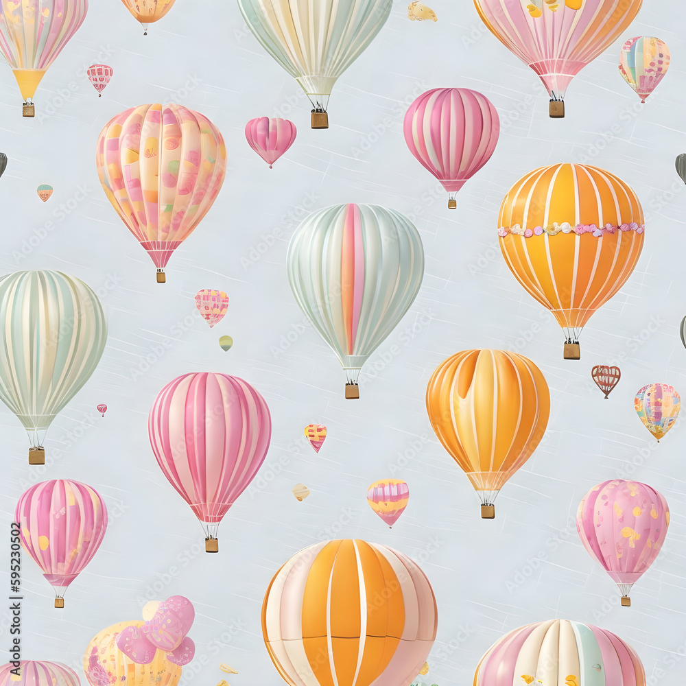 seamless pattern with balloons seamless pattern with balloons