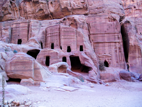 Middle East, Petra Jordan Wadi Rum desert