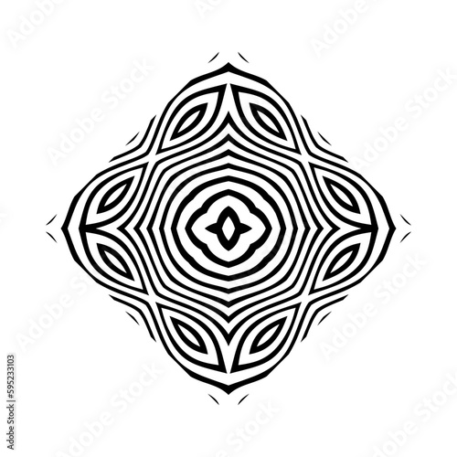 Circular pattern in form of mandala for Henna, tattoo, decoration. Decorative ornament in ethnic oriental style. Coloring book page.Mandalas for coloring book. Decorative round ornaments. mandala.