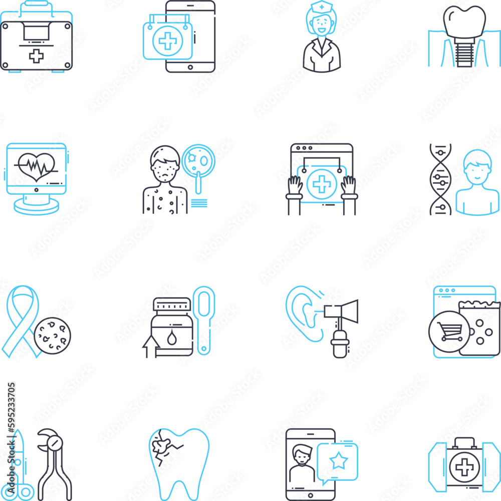 Community medicine linear icons set. Prevention, Health, Outreach, Intervention, Advocacy, Support, Equity line vector and concept signs. Empowerment,Education,Systematic outline illustrations Community medicine linear icons set. Prevention, Health, Outreach, Intervention, Advocacy, Support, Equity line vector and concept signs. Empowerment,Education,Systematic outline illustrations