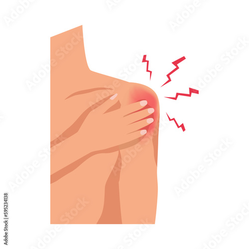Shoulder Injury Illustration