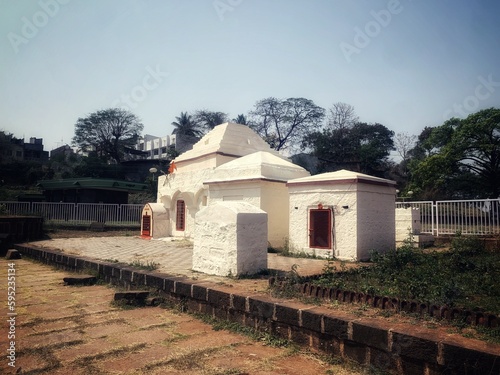 Former Defence Minister of INDIA and  First Chief Minister of Maharashtra shri.Yashwantrao Chavan Saheb's samadhi. Krishna koyana pritisangam place, karad, satara, maharashtra, India.  photo