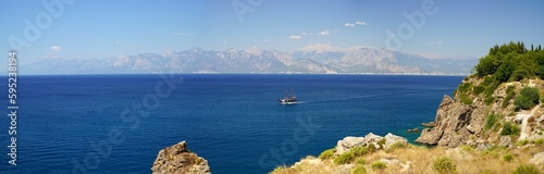 The central part of the coast within the city of Antalya, Turkey  © Sergey Fomin