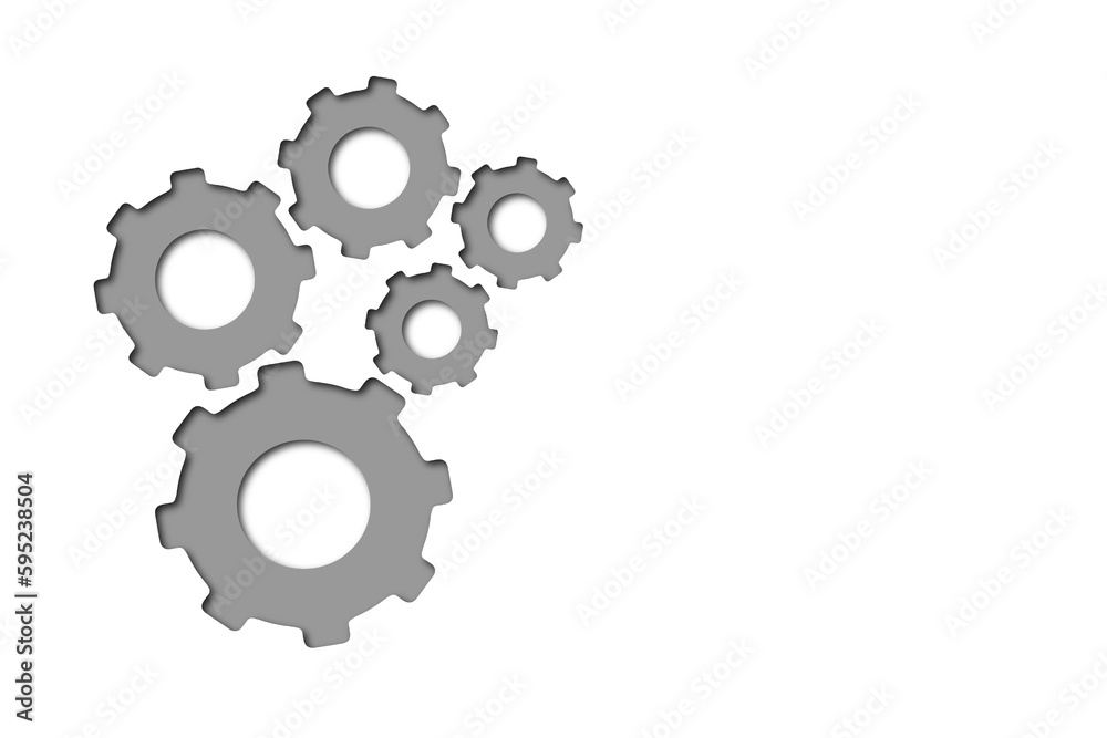 gear wheels abstract background
