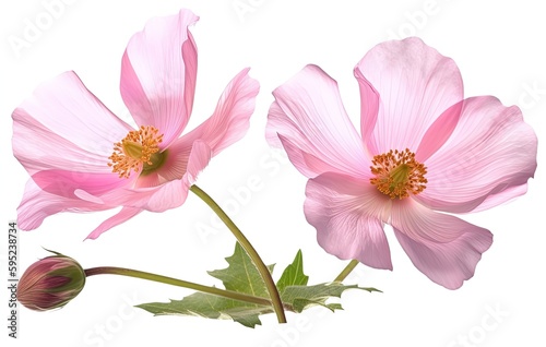 magnolia branch in pink with white flowers png  in the style of uhd image  transparent translucent medium  angura kei  flowerpunk  bloomcore  dao trong le  violet and pink