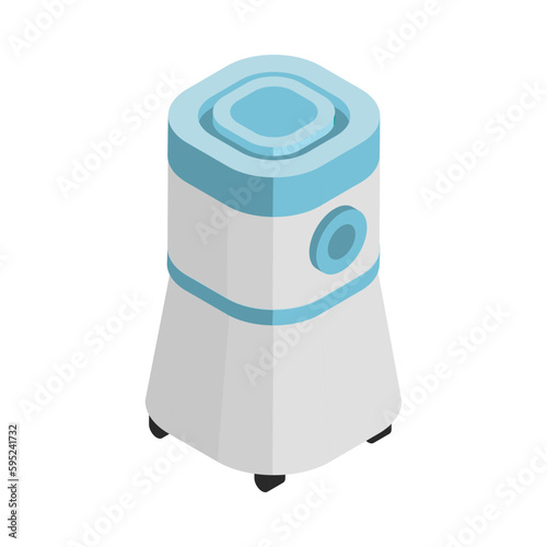Humidifier Isometric Icon
