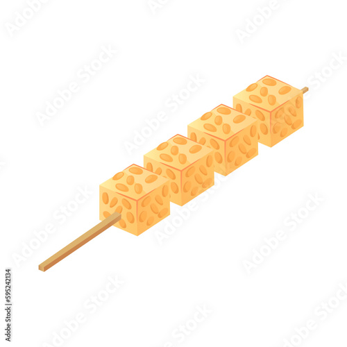 Isometric Tofu Snack