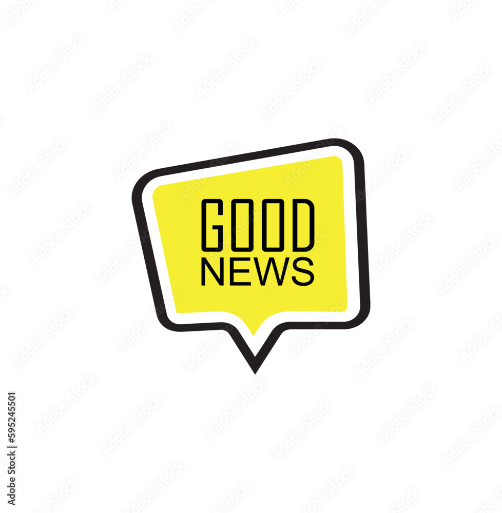 good news sign on white background good news sign on white background