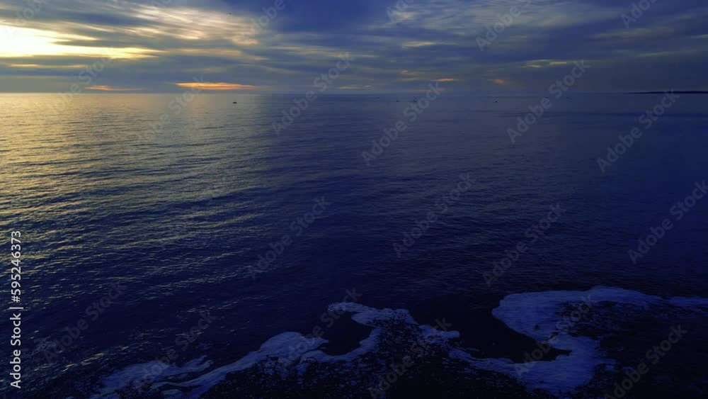 sunset over the sea in Cape Town sunset over the sea in Cape Town