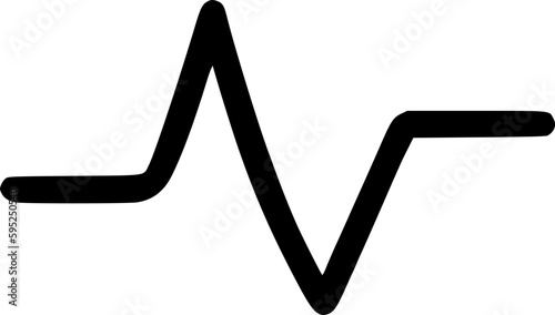 pulse, heart rate icon vector symbol design illustration photo