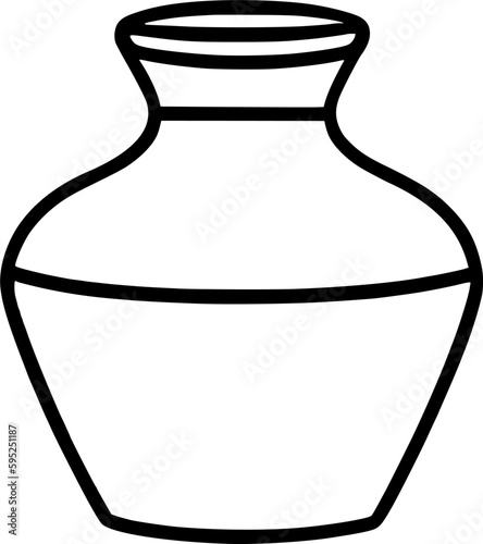 vase icon vector symbol design illustration photo