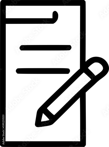 Contract icon vector symbol design illustration