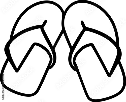 slipper icon vector symbol design illustration photo