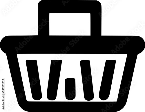 shopping basket icon vector symbol design illustration