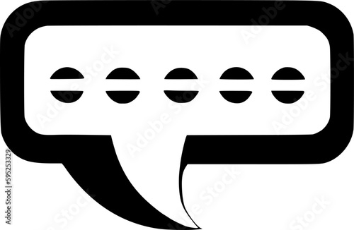 speech bubble icon vector symbol design illustration