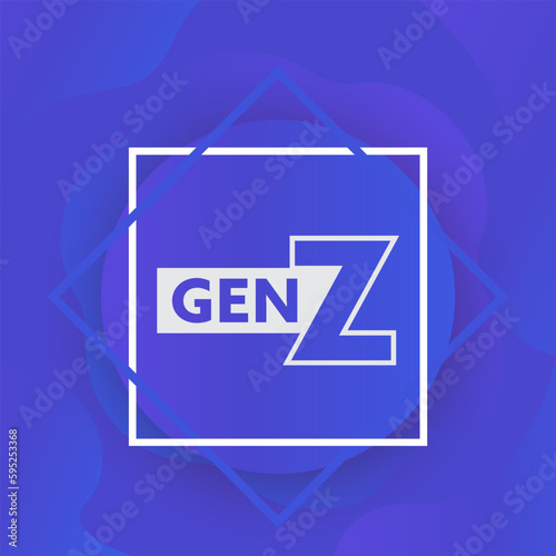 gen z vector design for web