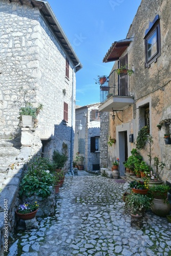 The medieval village of Fumone, Italy.