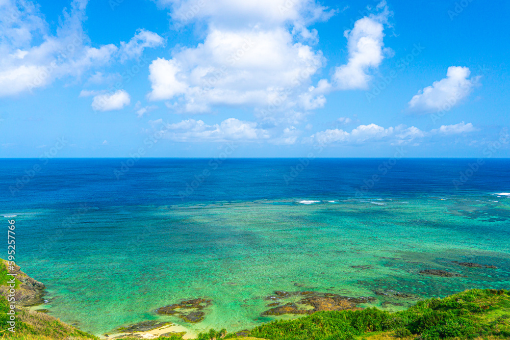 石垣島 南国の海 平久保崎からの風景 石垣島 南国の海 平久保崎からの風景