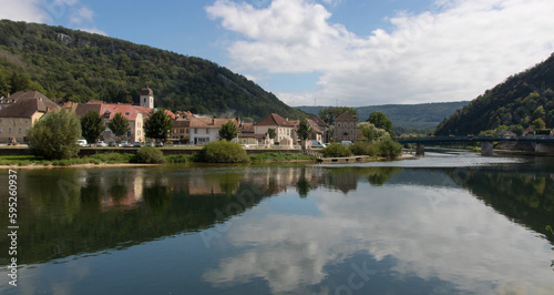 Pays-de-Clerval est une commune nouvelle française située dans le département du Doubs en région Bourgogne-Franche-Comté, créée en 2017. Elle regroupe les communes de Clerval et de Santoche © jef 77