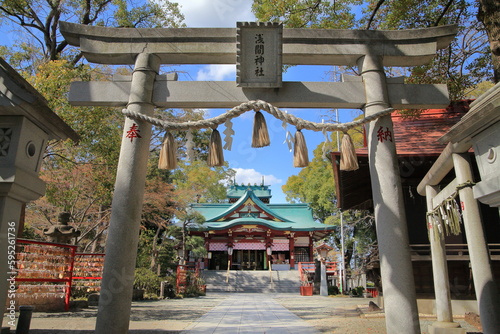 東京都大田区田園調布に有る多摩川浅間神社