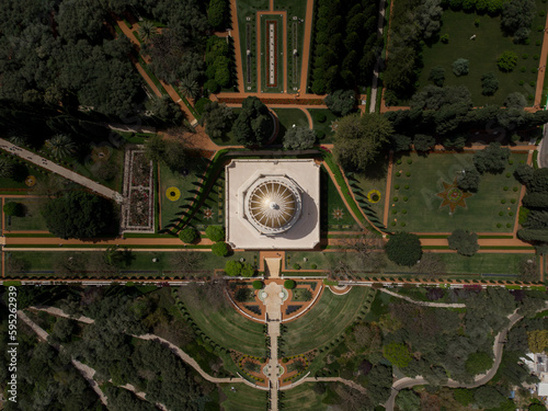 Bahai gradens in Haifa, Israel