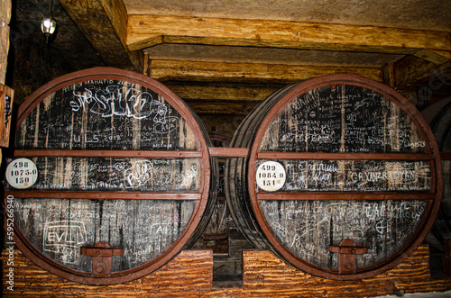 old barrels